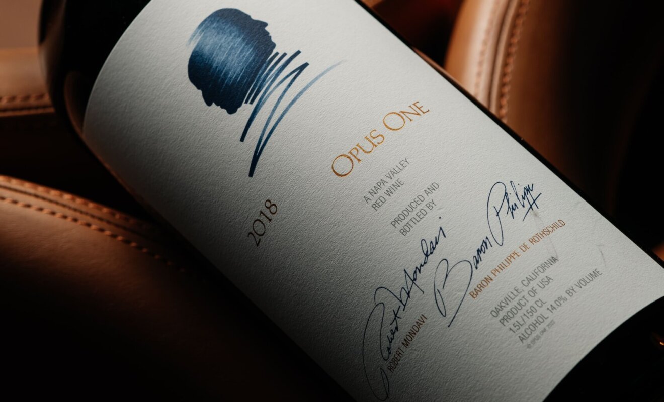 1.5L magnum bottle of Opus One red wine 2018